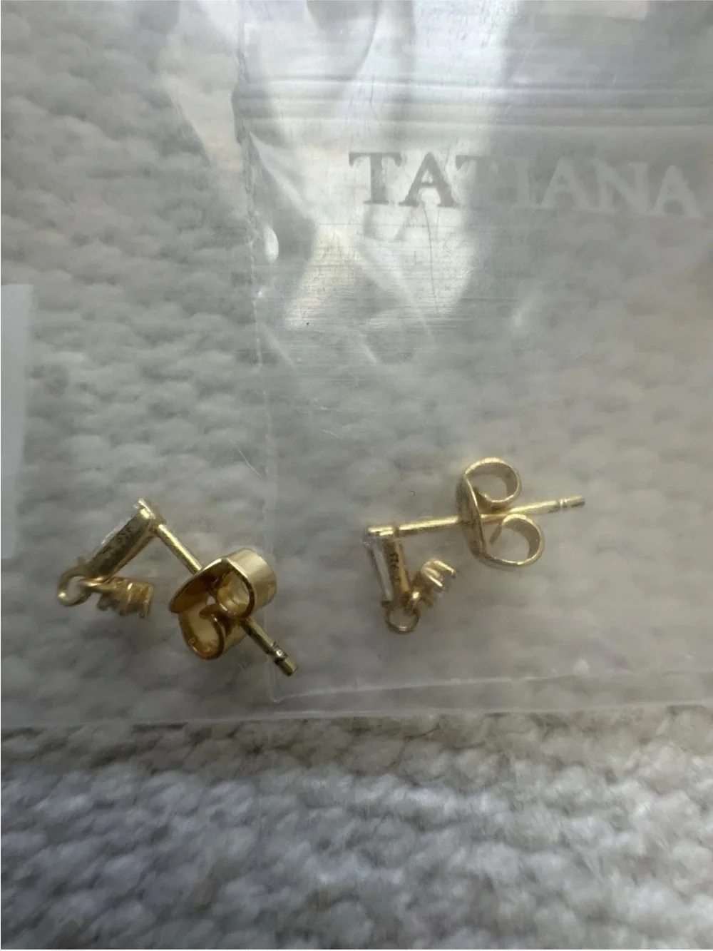 Tatiana 925 Earrings Gold Jewelry